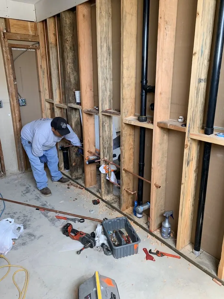 Commercial rough-in plumbing for Water Heater Replacement in South Farmingdale